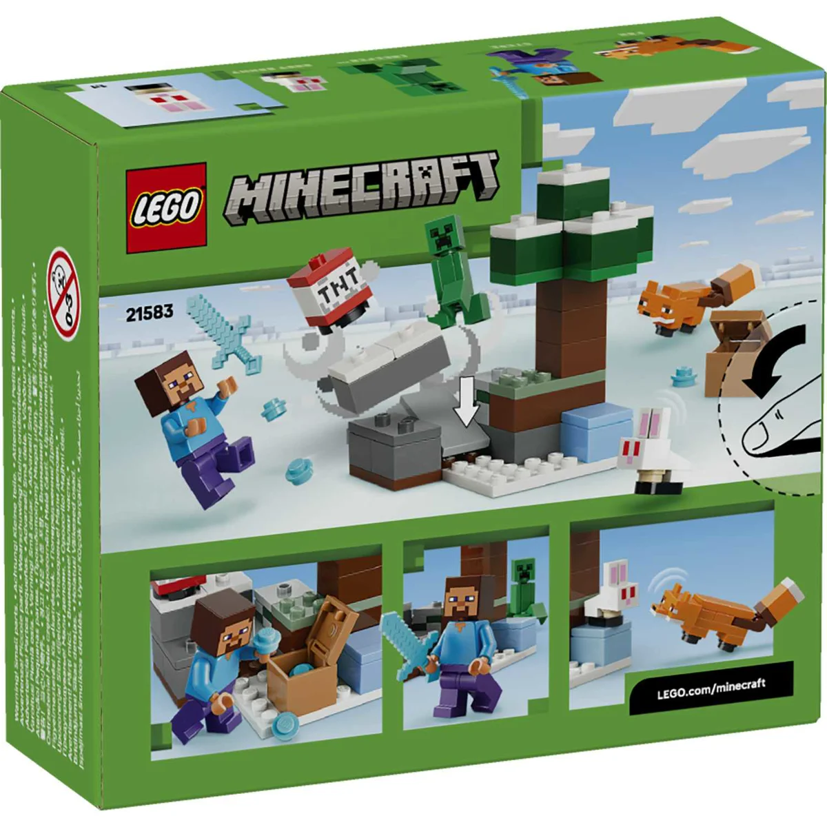 LEGO 21583 STEVEOVA TAJGA AVANTURA