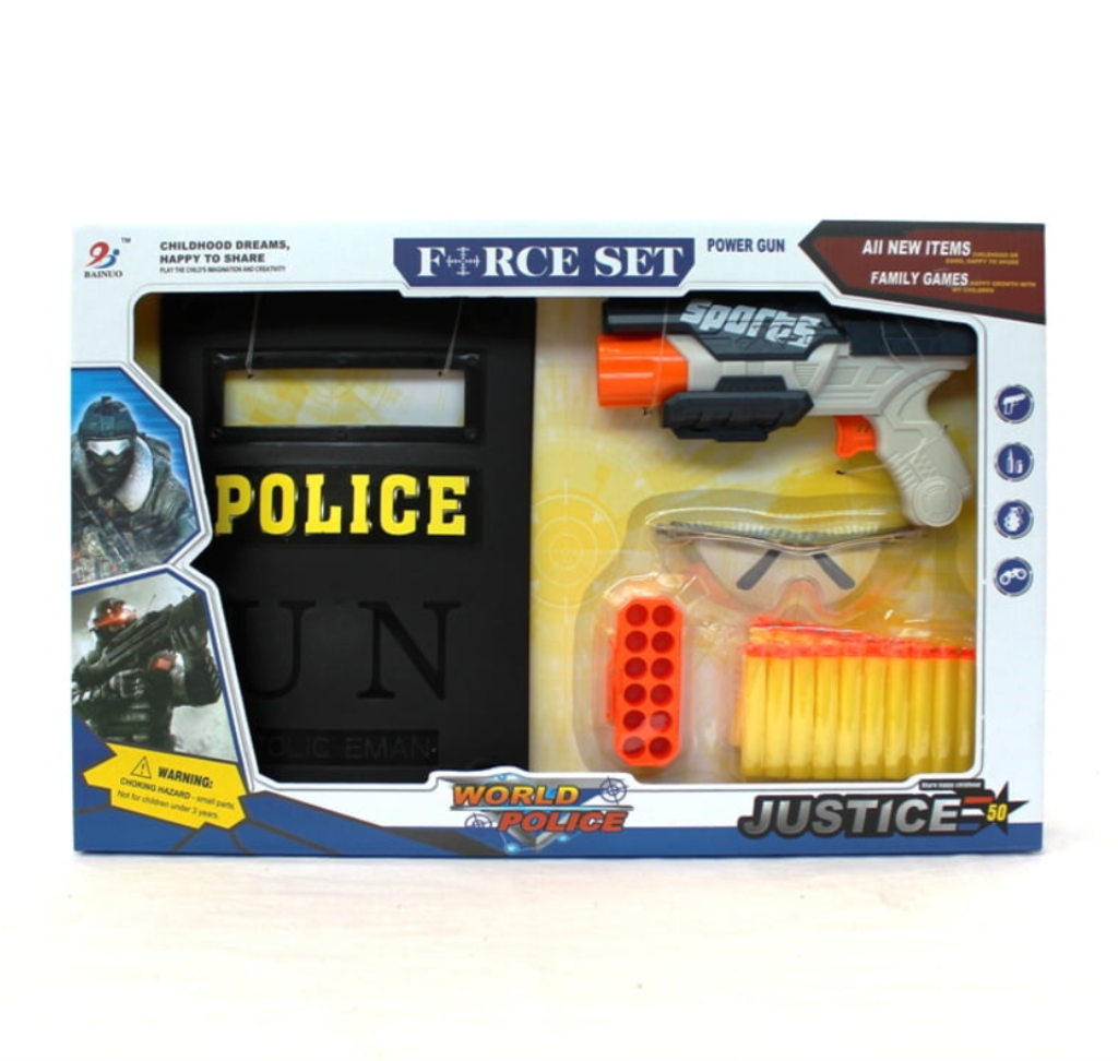 POLICIJSKI SET S NAOČALAMA M.