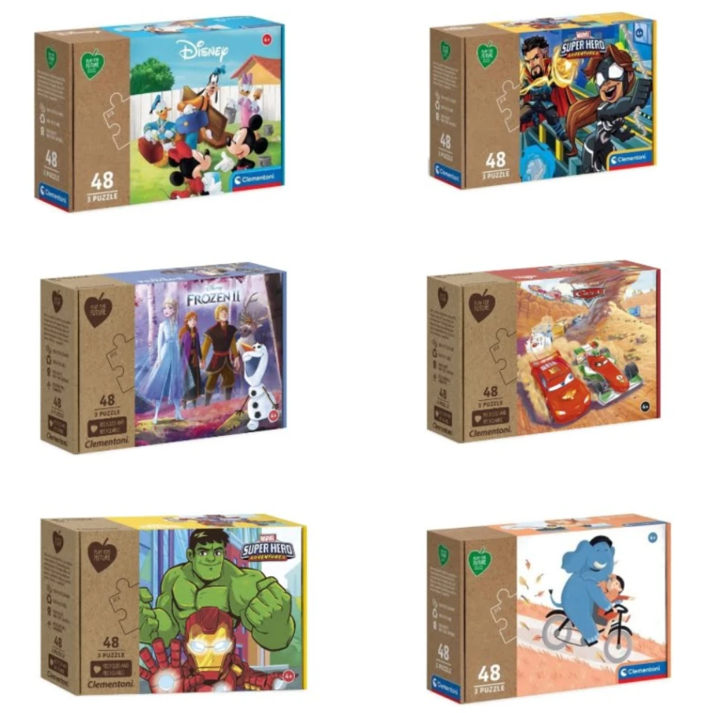 CLEMENTONI  PUZZLE 3X48 PFF M.