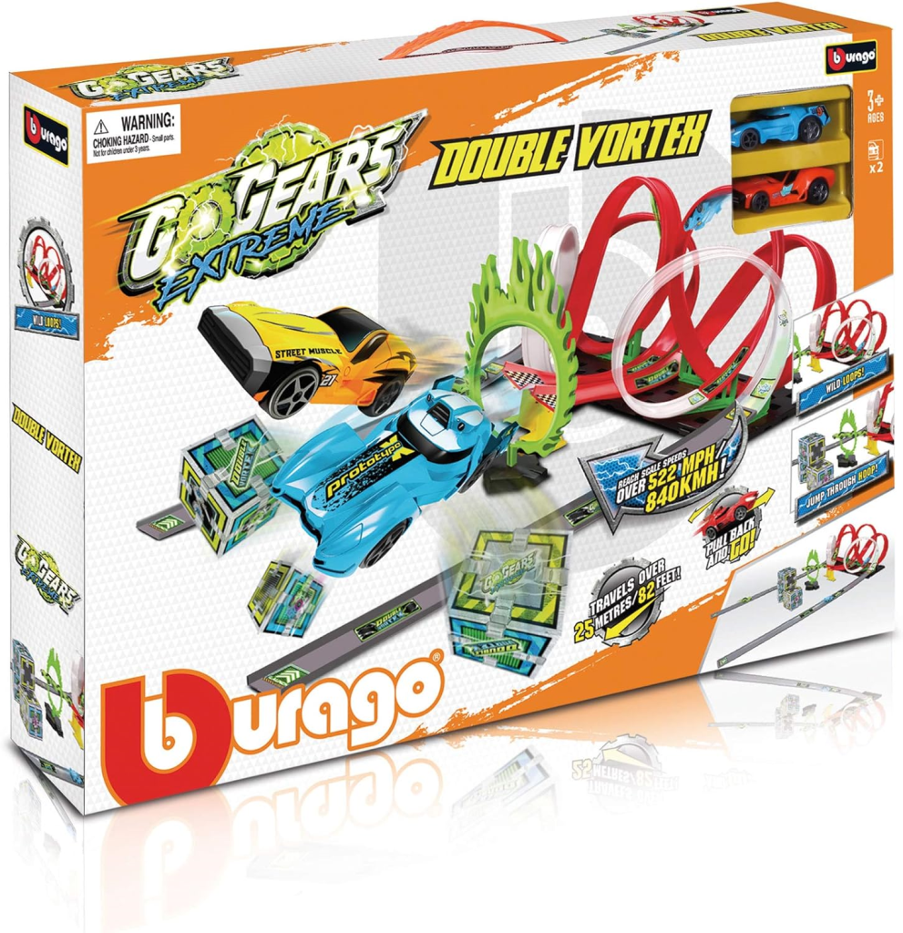 BURAGO GO GEARS EXTREME DUPLI VORTEX STAZA S 2 AUTA