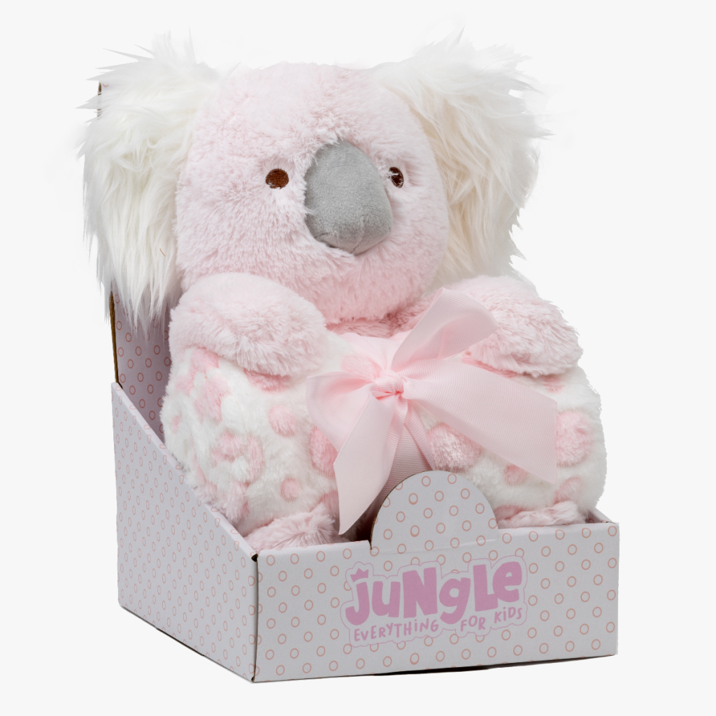 DEKICA S IGRAČKOM KOALA ROZA FOR.