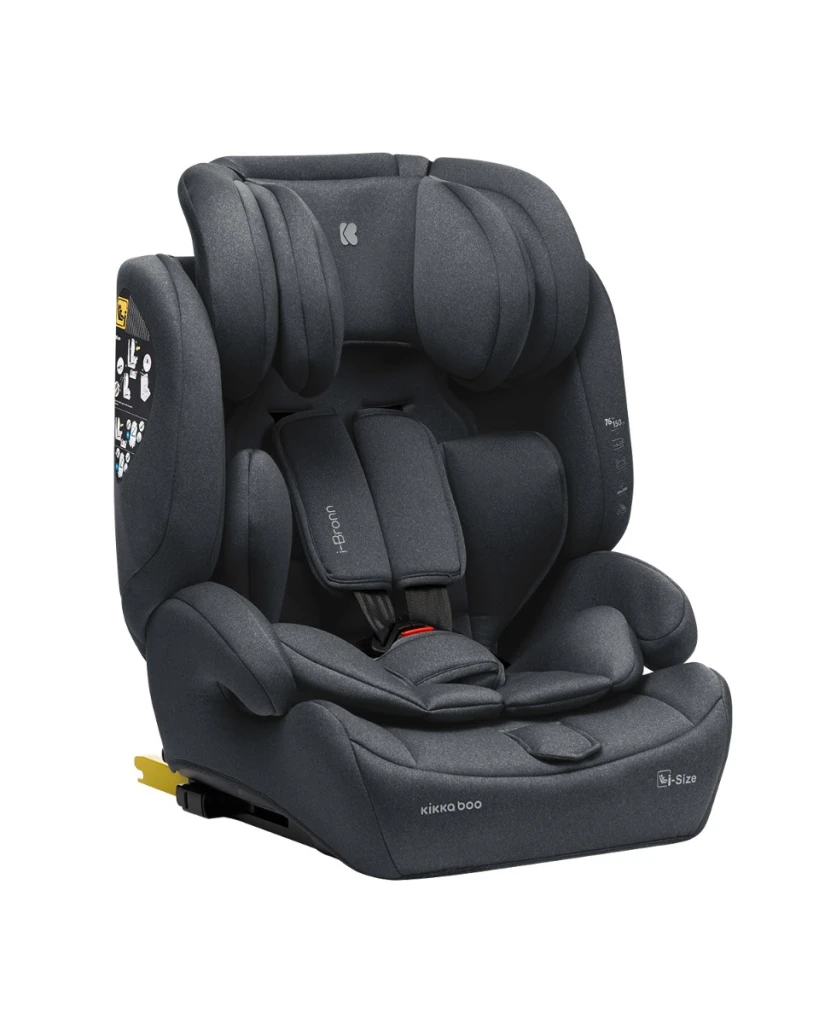 KIKKA BOO I-BRONN I-SIZE 76-150CM,GREY
