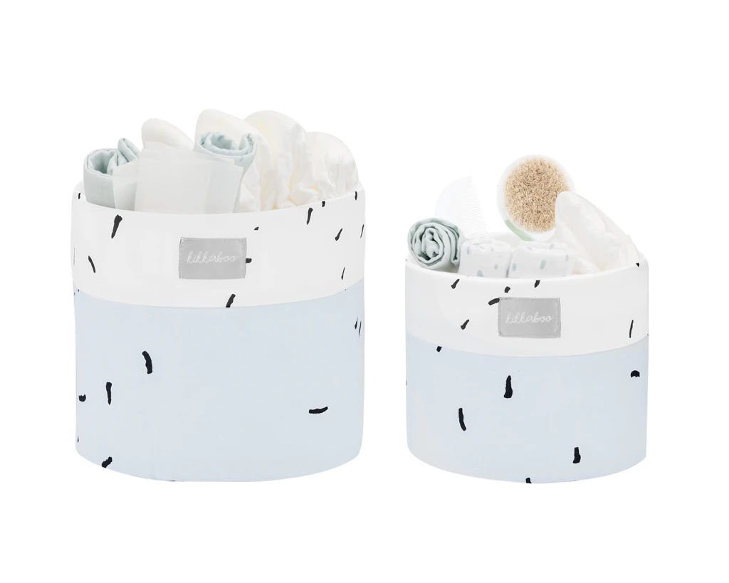 KIKKA BOO SET KOŠARA ZA DJ.SOBU 2KOM-22CM I 18CM BLUE