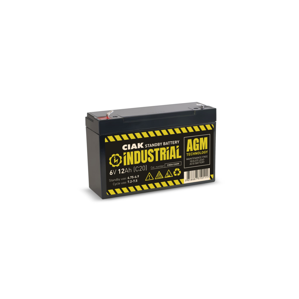HERMETIK BATERIJA CIAK INDUS.6V-12AH