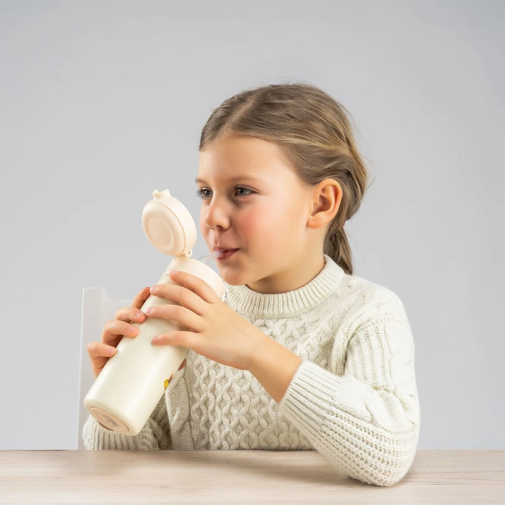 REER DJEČJA BOCA SA SLAMKOM 350ML CREAM WHITE