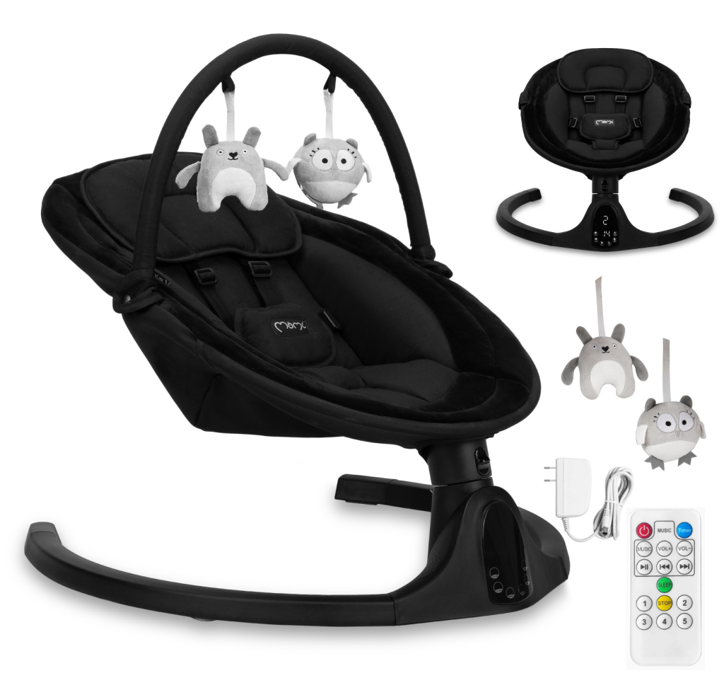 MOMI KENANI ONYX LJULJAČKA ELEKTRIČNA ,BLACK