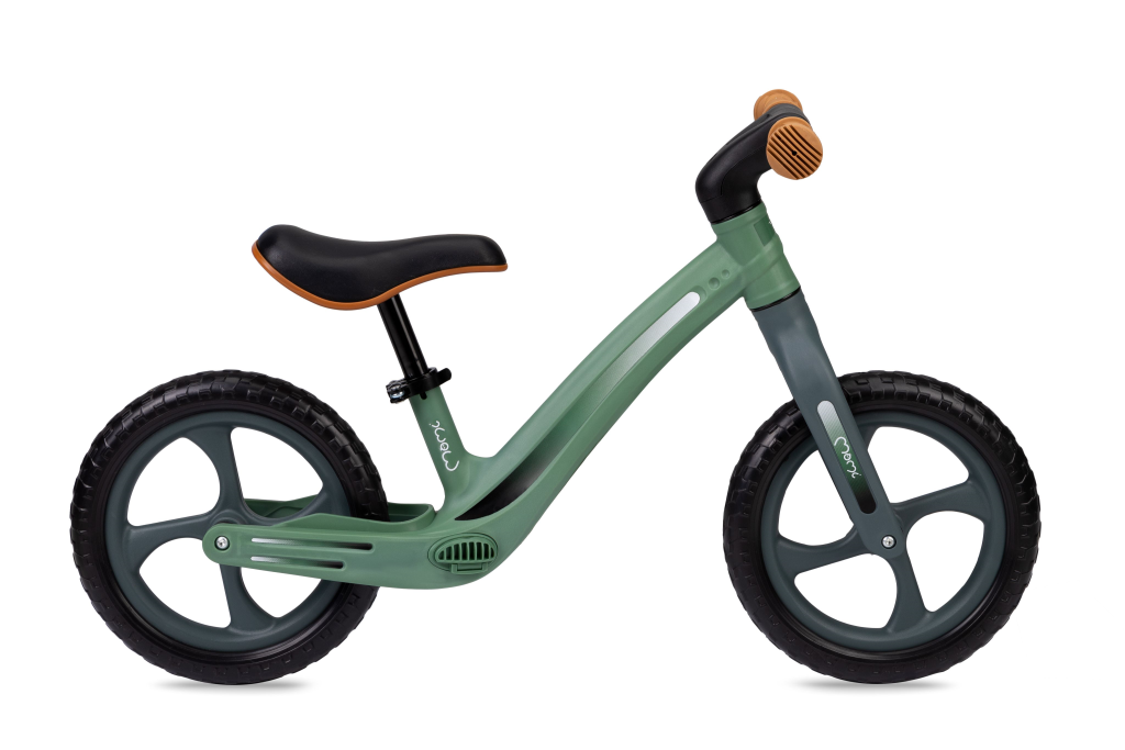 MOMI MIZO BALANS BICIKL ,GREEN+MOMI MIMI KACIGA BLACK