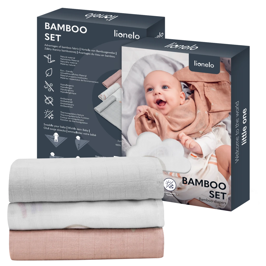 LIONELO BAMBOO SET PELENE RAINBOW