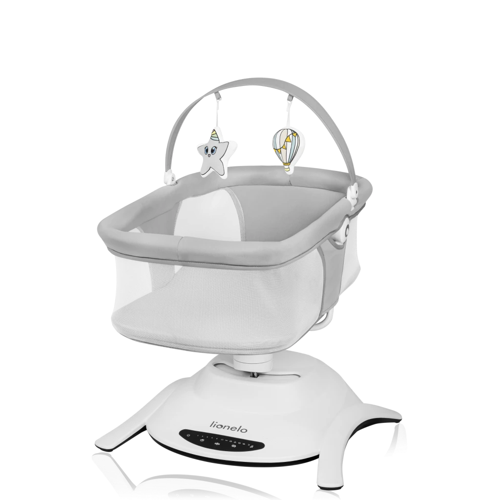 LIONELO BELLA SET LEŽALJKA+LJULJAČKA,GREY