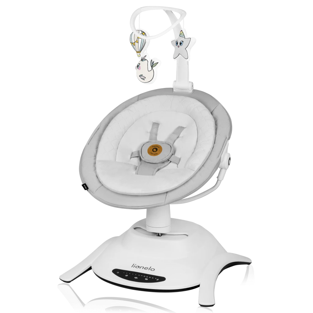 LIONELO BELLA SET LEŽALJKA+LJULJAČKA,GREY