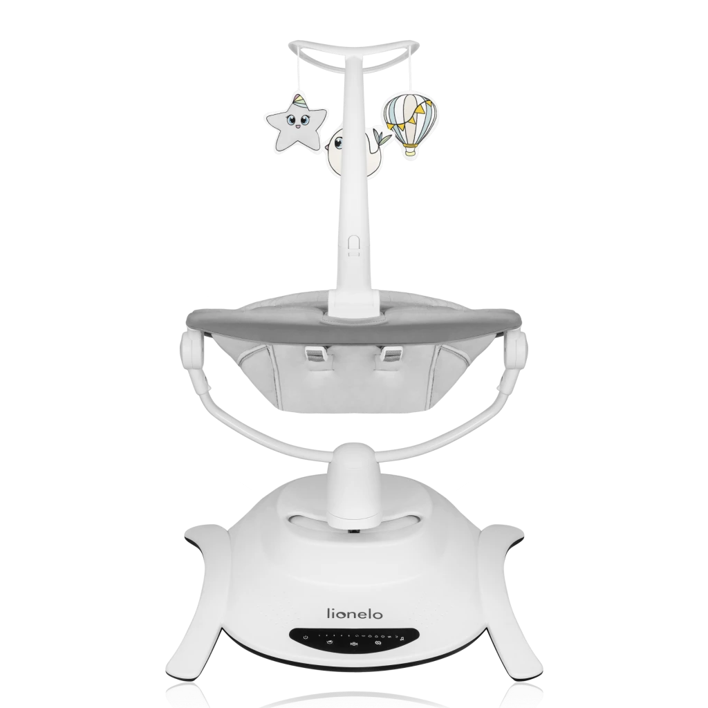 LIONELO BELLA SET LEŽALJKA+LJULJAČKA,GREY