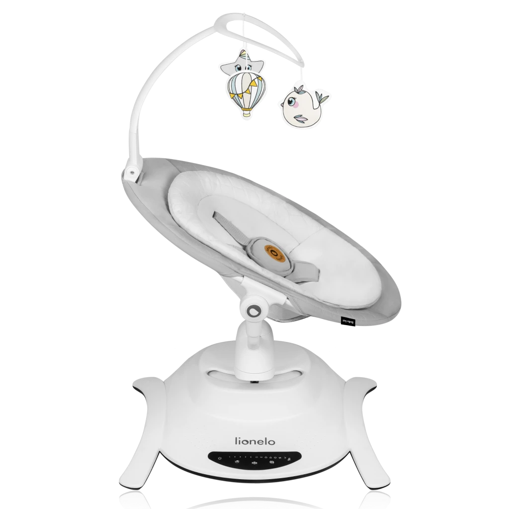 LIONELO BELLA SET LEŽALJKA+LJULJAČKA,GREY