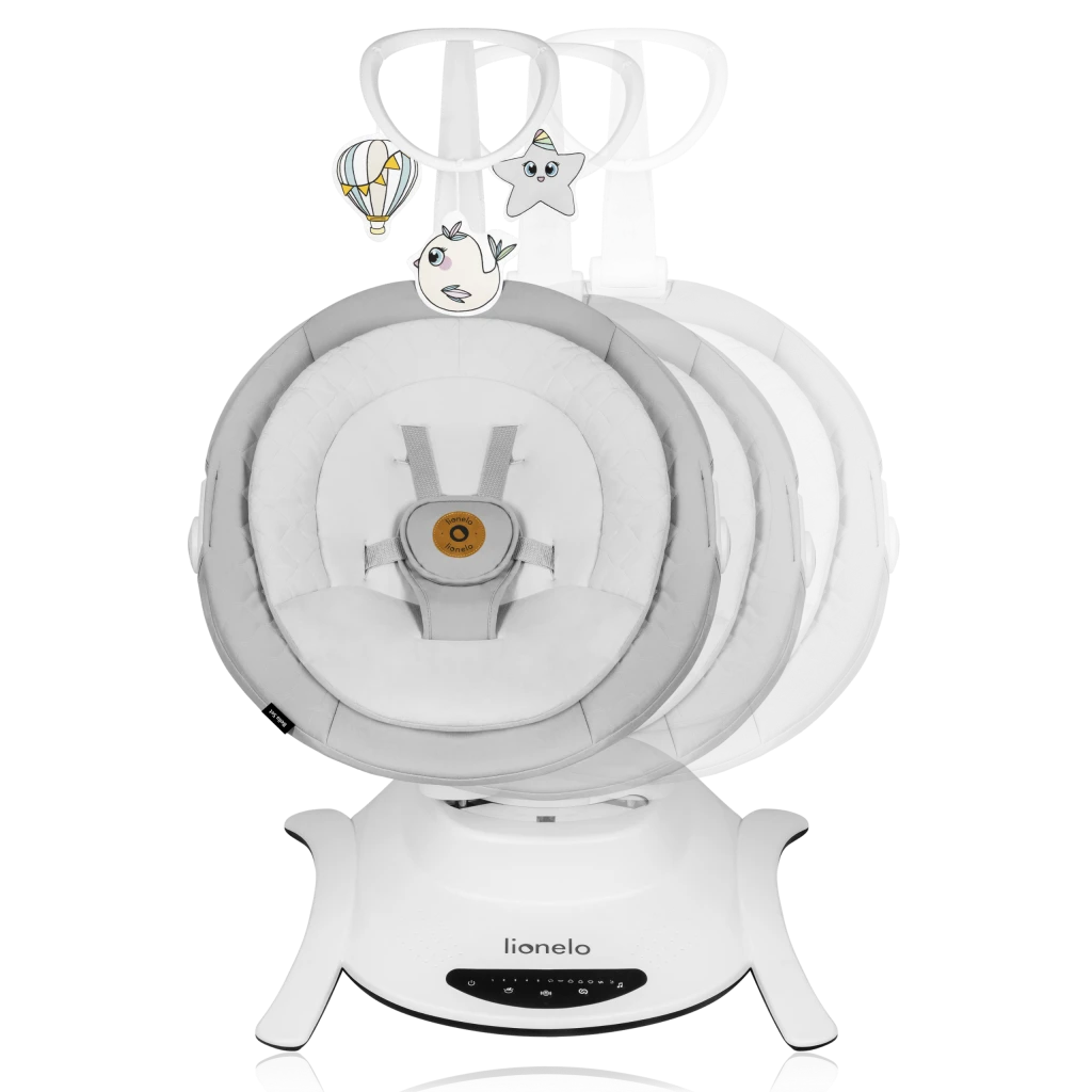 LIONELO BELLA SET LEŽALJKA+LJULJAČKA,GREY