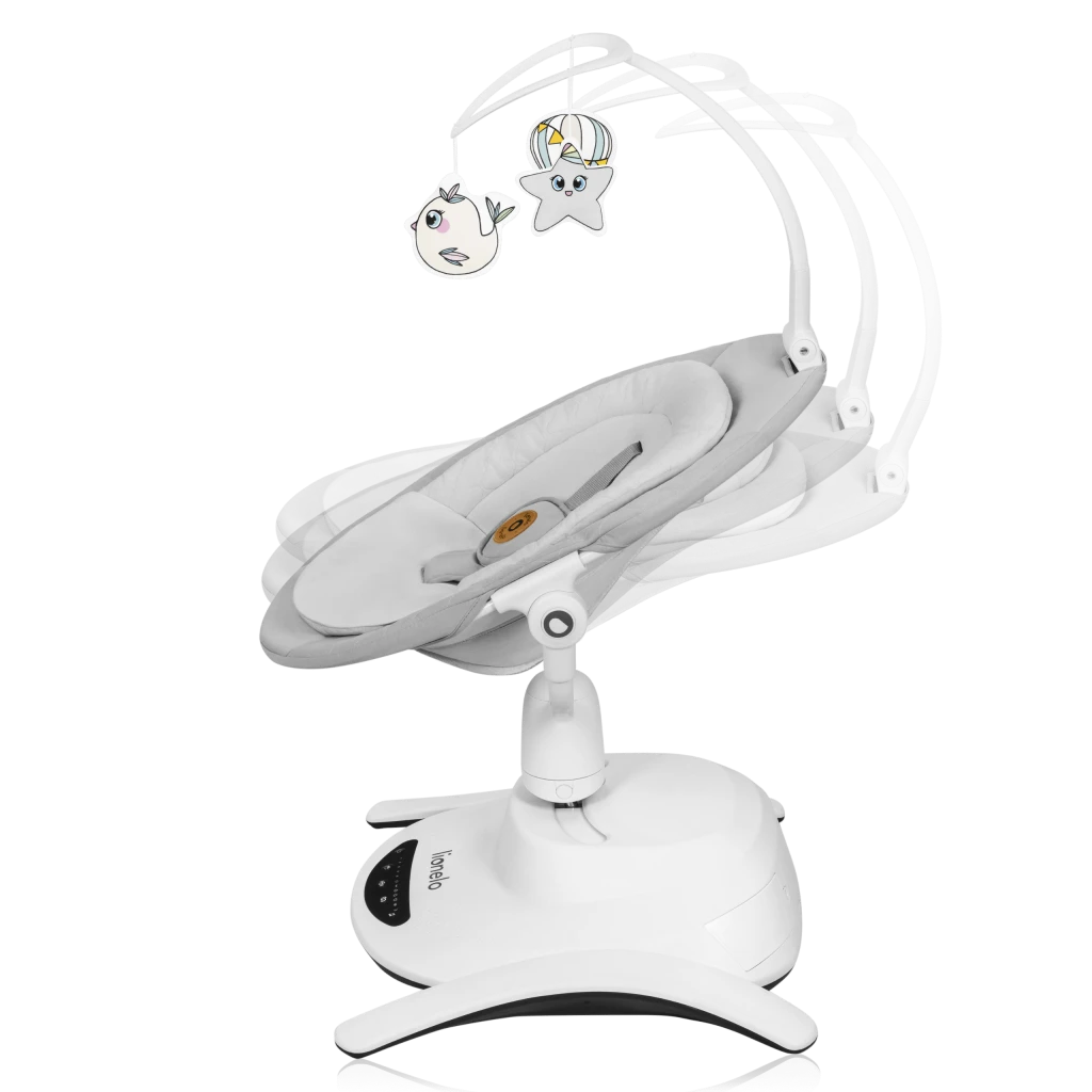 LIONELO BELLA SET LEŽALJKA+LJULJAČKA,GREY