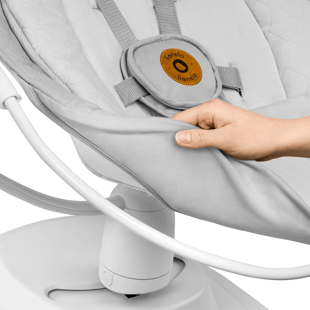 LIONELO BELLA SET LEŽALJKA+LJULJAČKA,GREY