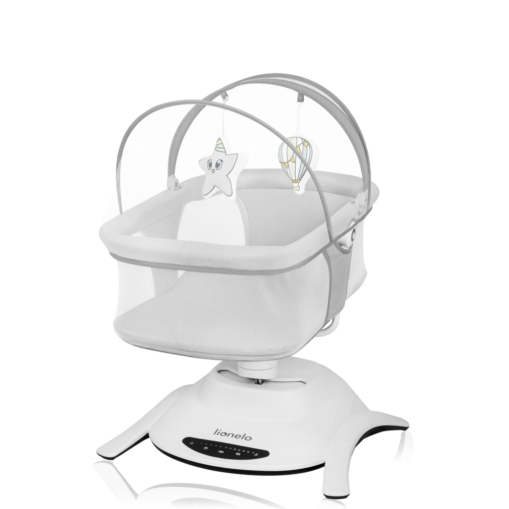 LIONELO BELLA SET LEŽALJKA+LJULJAČKA,GREY