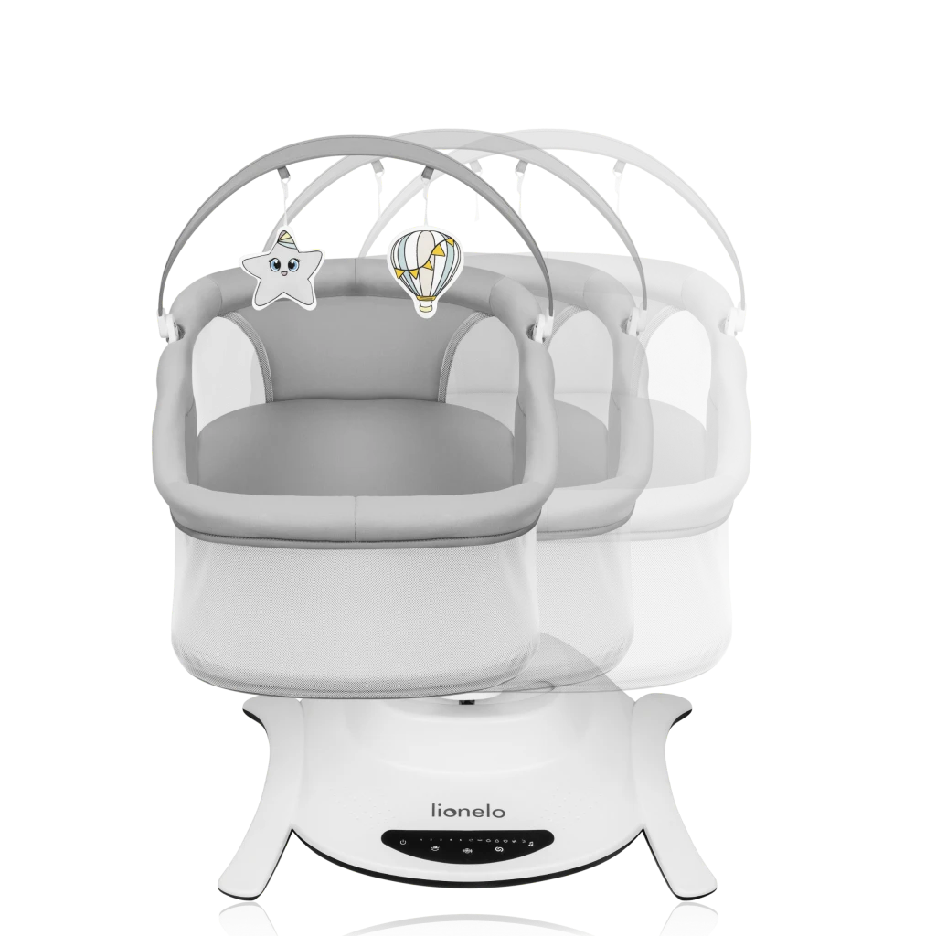 LIONELO BELLA SET LEŽALJKA+LJULJAČKA,GREY