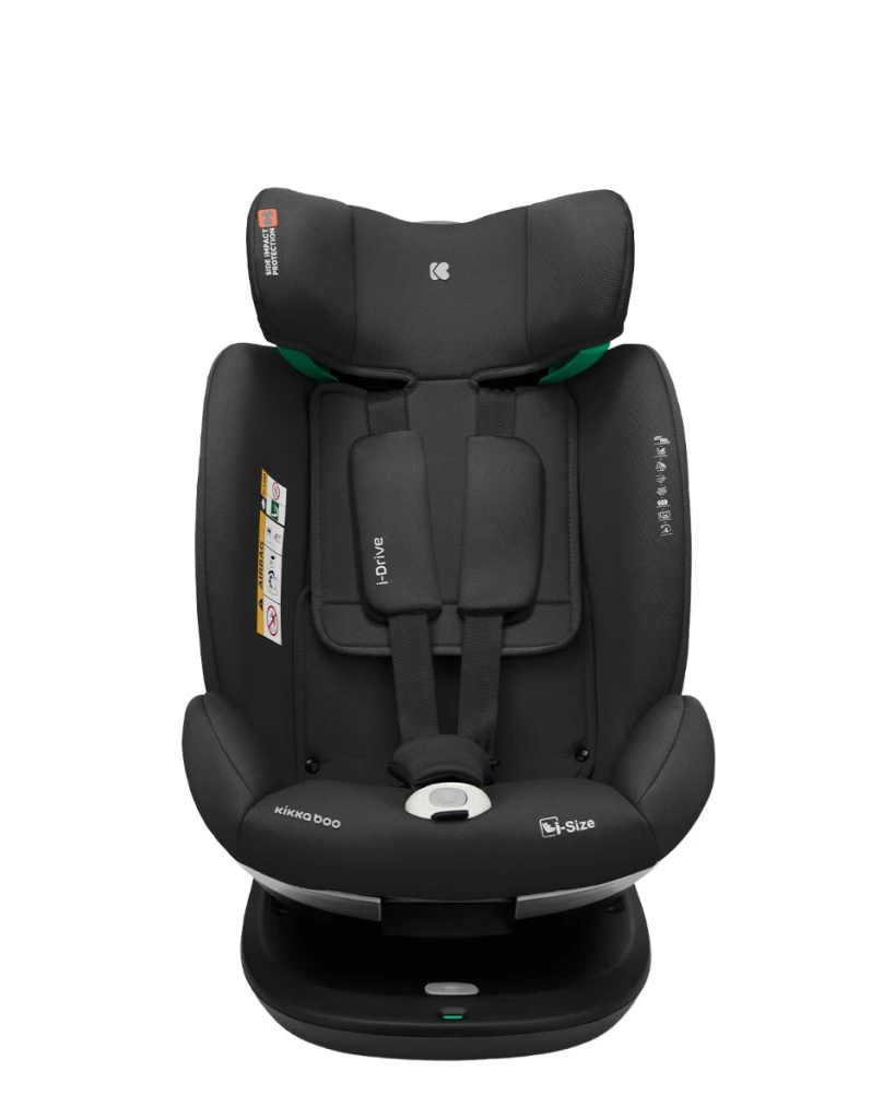 KIKKA BOO AUTOSJEDALICA I-DRIVE I-SIZE,40-150CM ,BLACK