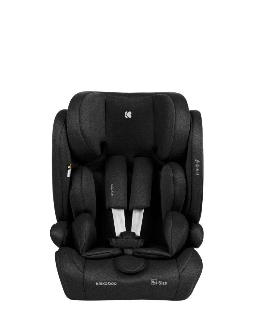 KIKKA BOO  I-CROSS I-SIZE,76-150CM,BLACK