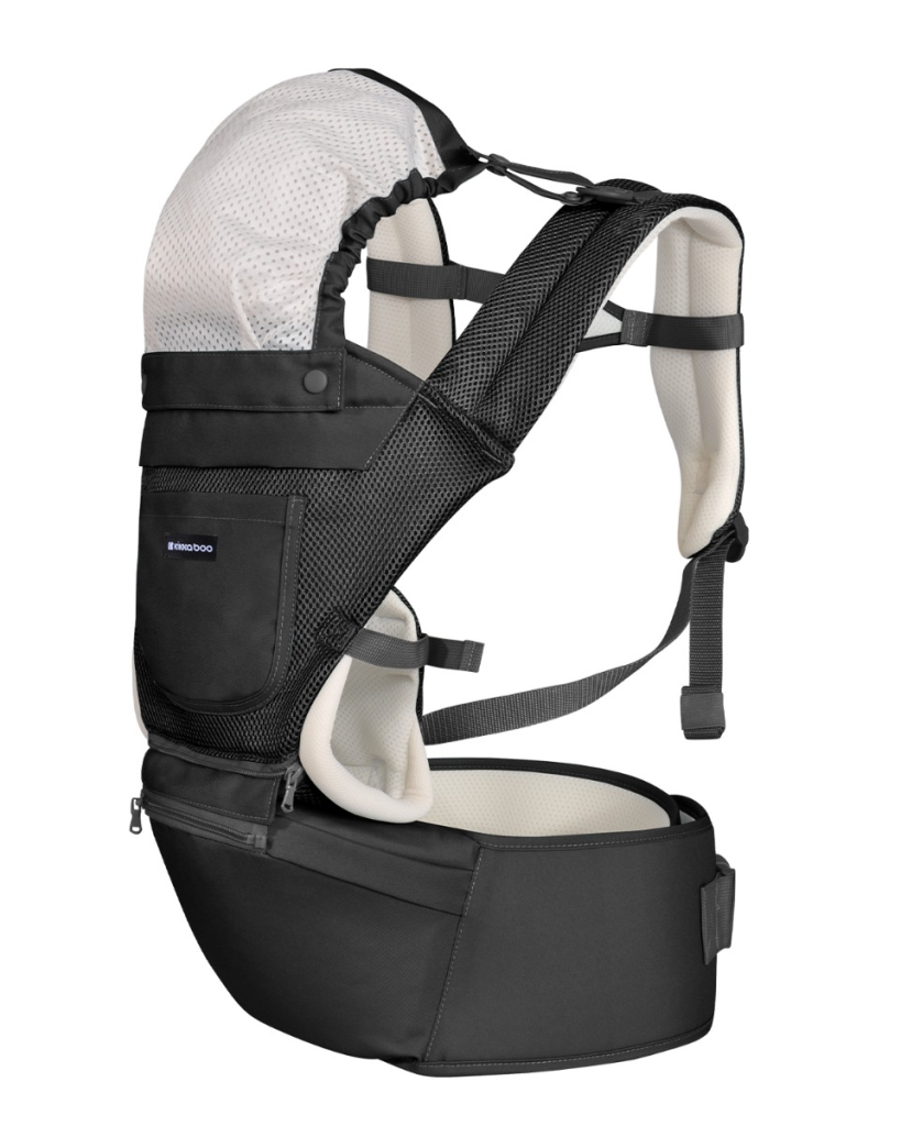 KIKKA BOO CHLOE 3U1 MESH NOSILJKA ,BLACK