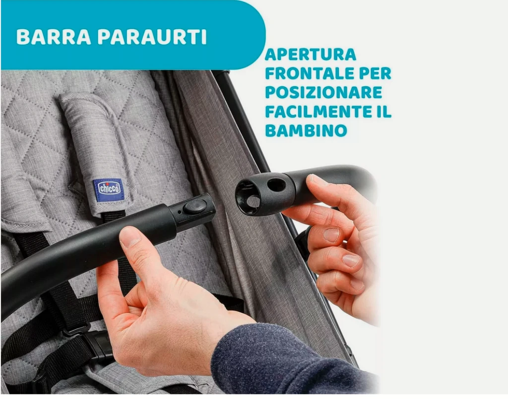 CHICCO TROLLEY ME,LIGHT GREY
