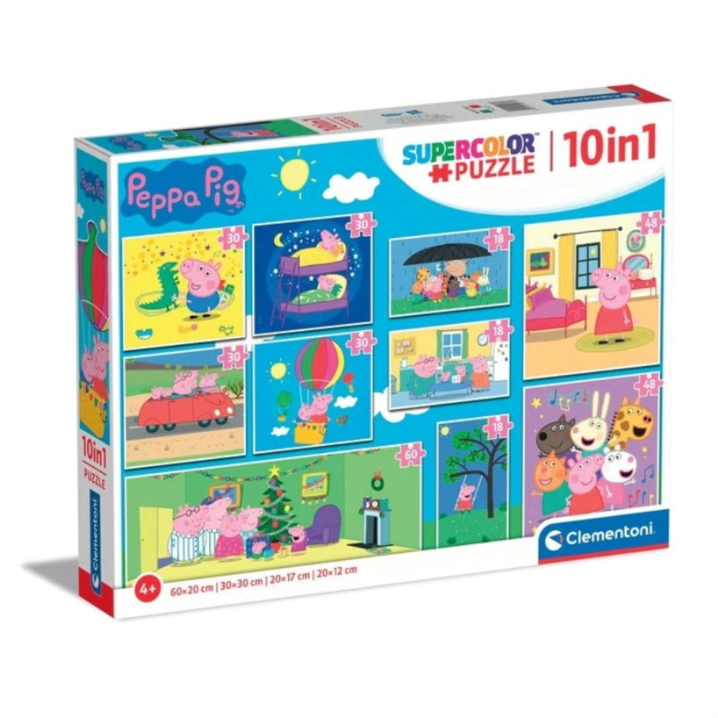 CLEMENTONI PUZLE 10U1 PEPPA PIG M.