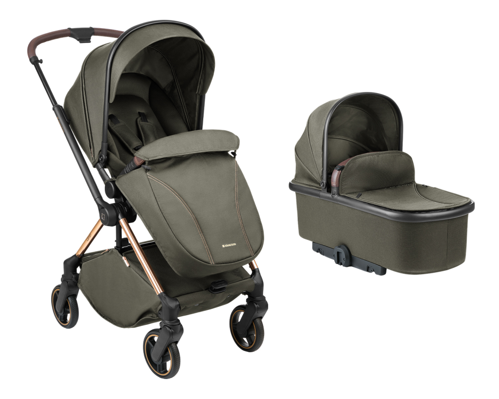 KIKKA BOO KOLICA LANAH 2U1, ARMY GREEN