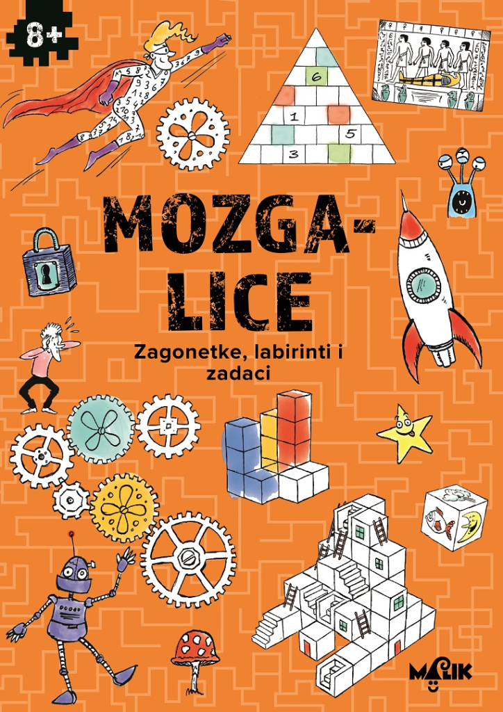 MOZGA-LICE NARANČASTA 8+ M.