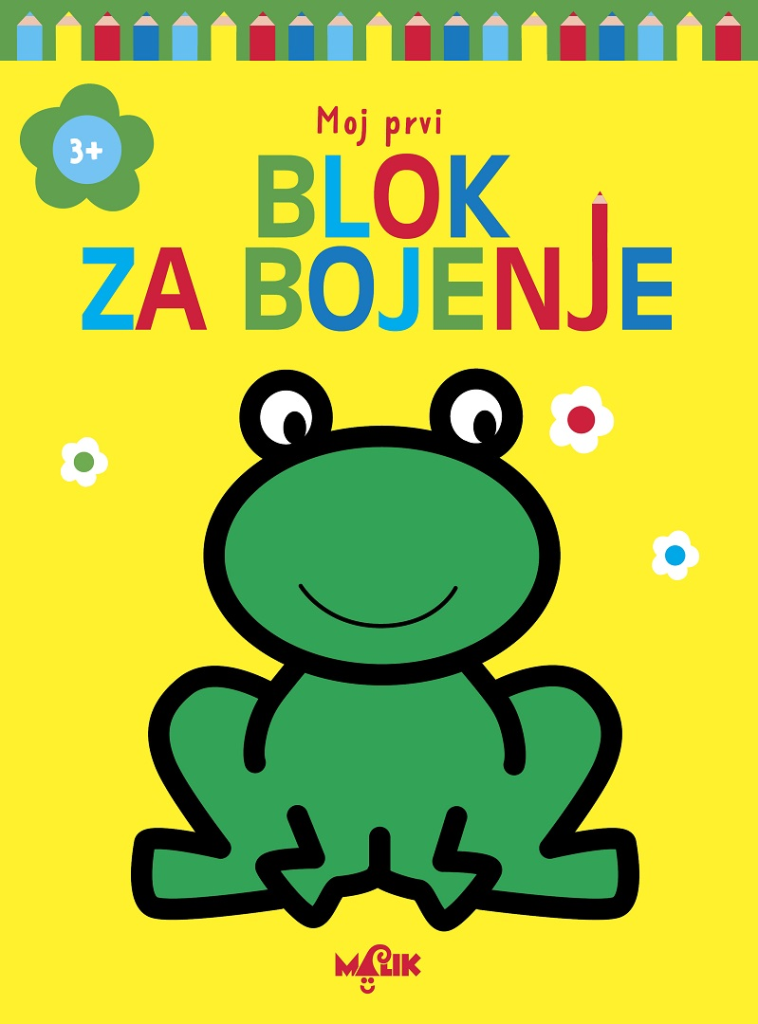 BLOK ZA BOJENJE-ŽUTI ŽABA MB.