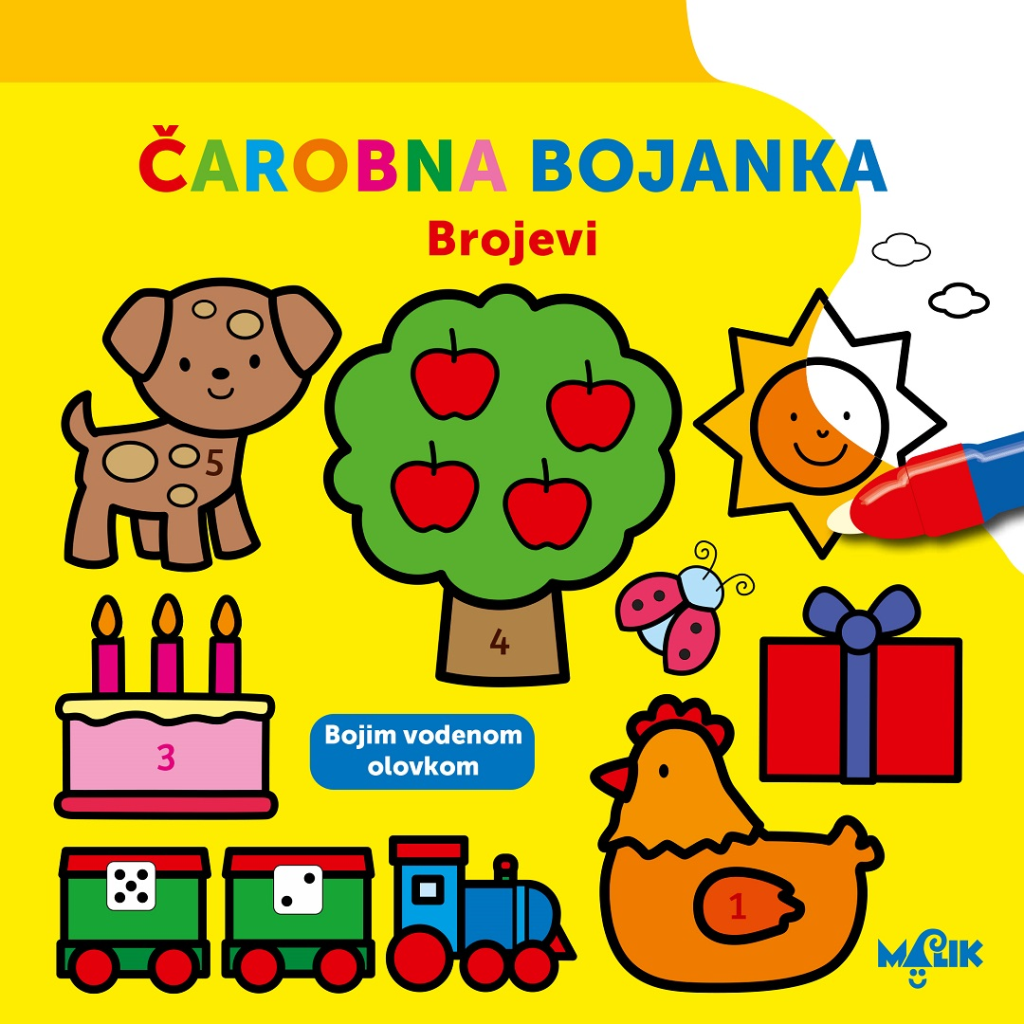 ČAROBNA BOJANKA-BROJEVI MB.