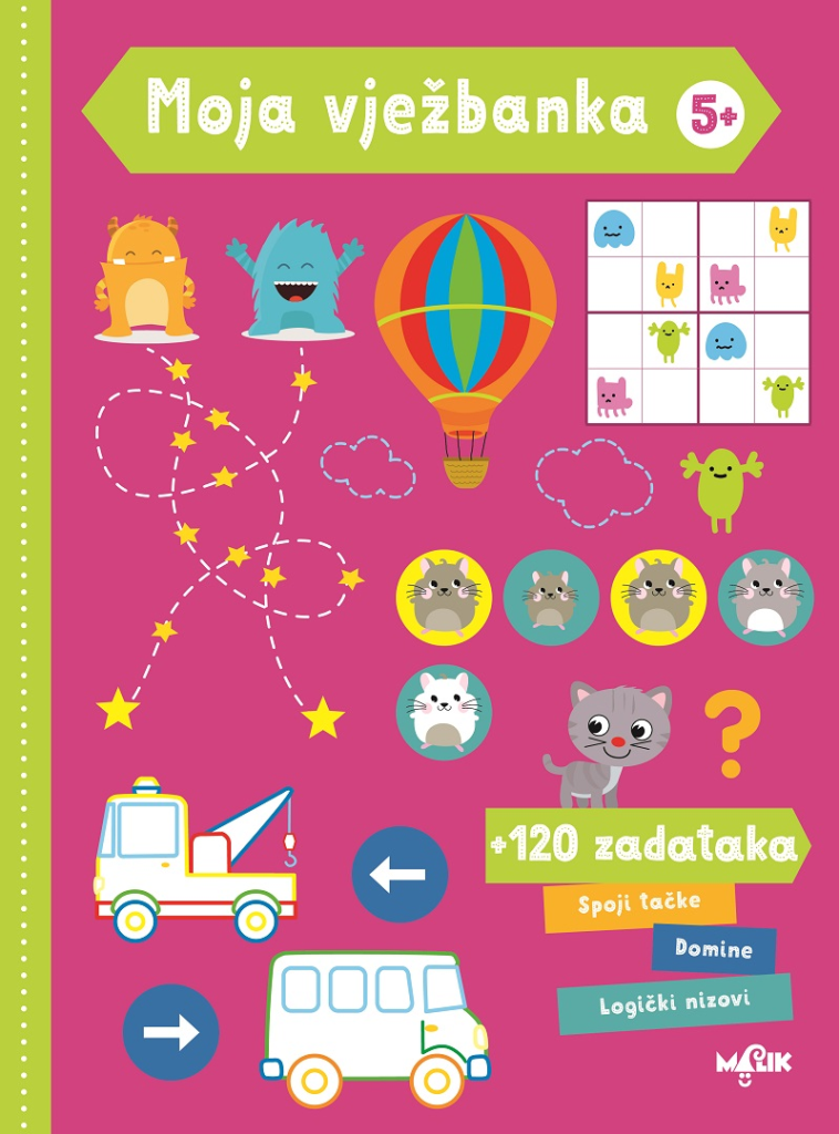 MOJA VJEŽBANKA 5+ ROZA MB.