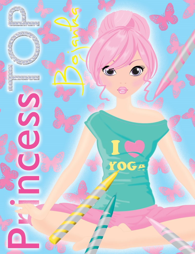 PRINCESS TOP-BOJANKA PLAVA MB.