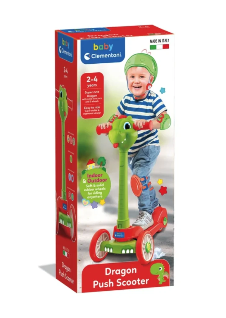 CLEMENTONI SKUTER NA GURANJE-ZMAJ M.