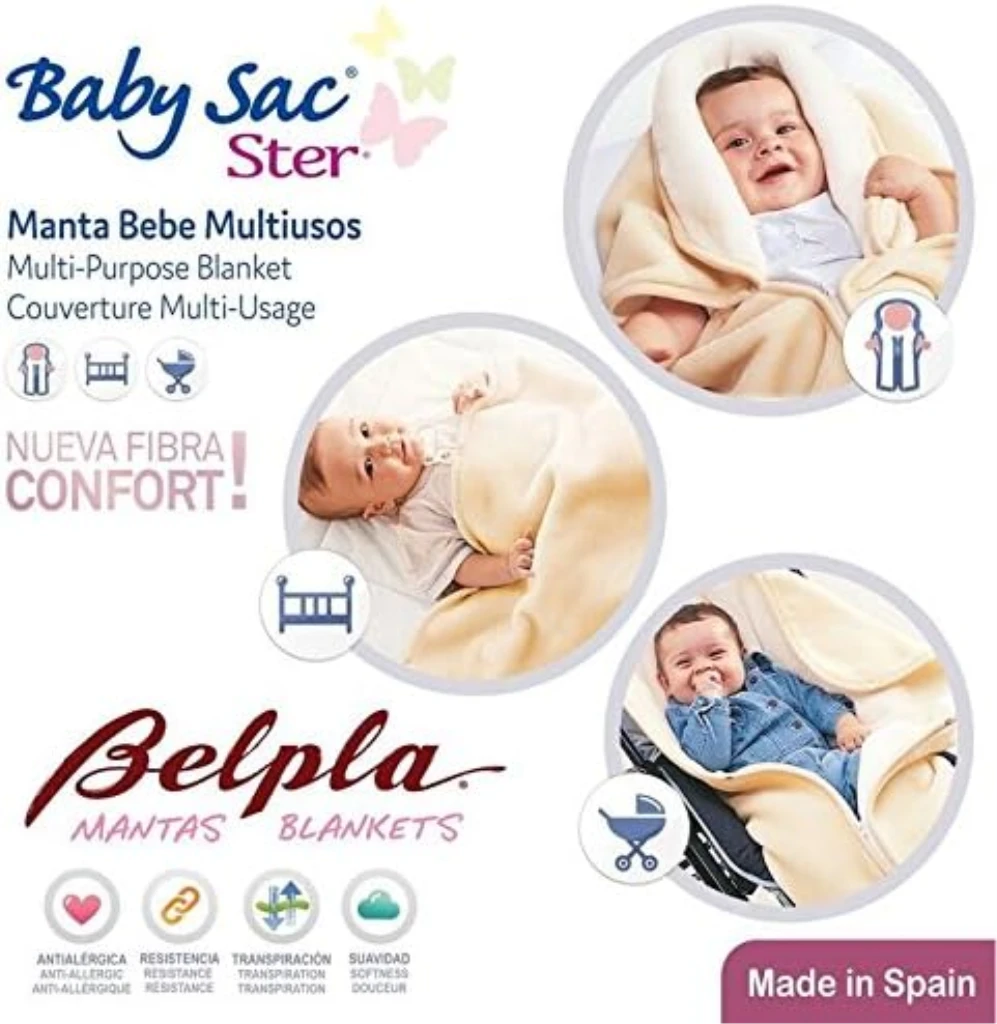 BABY SAC STER 80X90CM