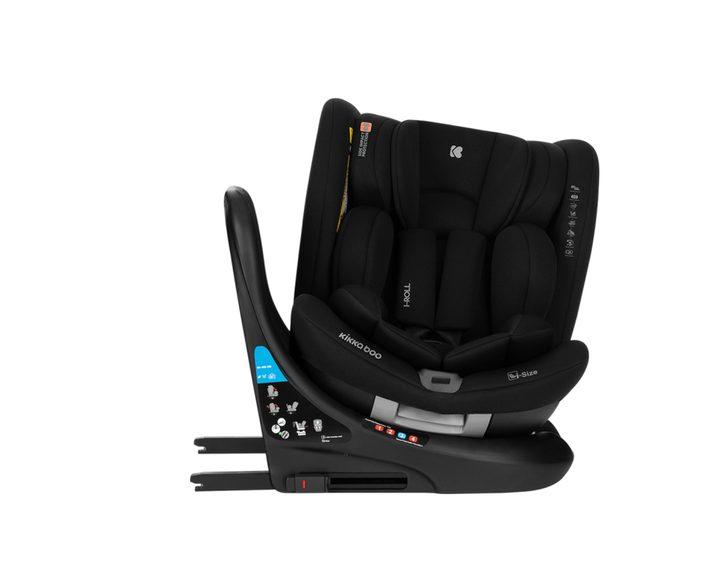 KIKKA BOO AUTOSJEDALICA 40-150CM I-ROLL I-SIZE,BLACK