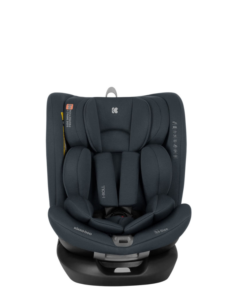 KIKKA BOO AUTOSJEDALICA 40-150CM I-ROLL I-SIZE,DARK GREY