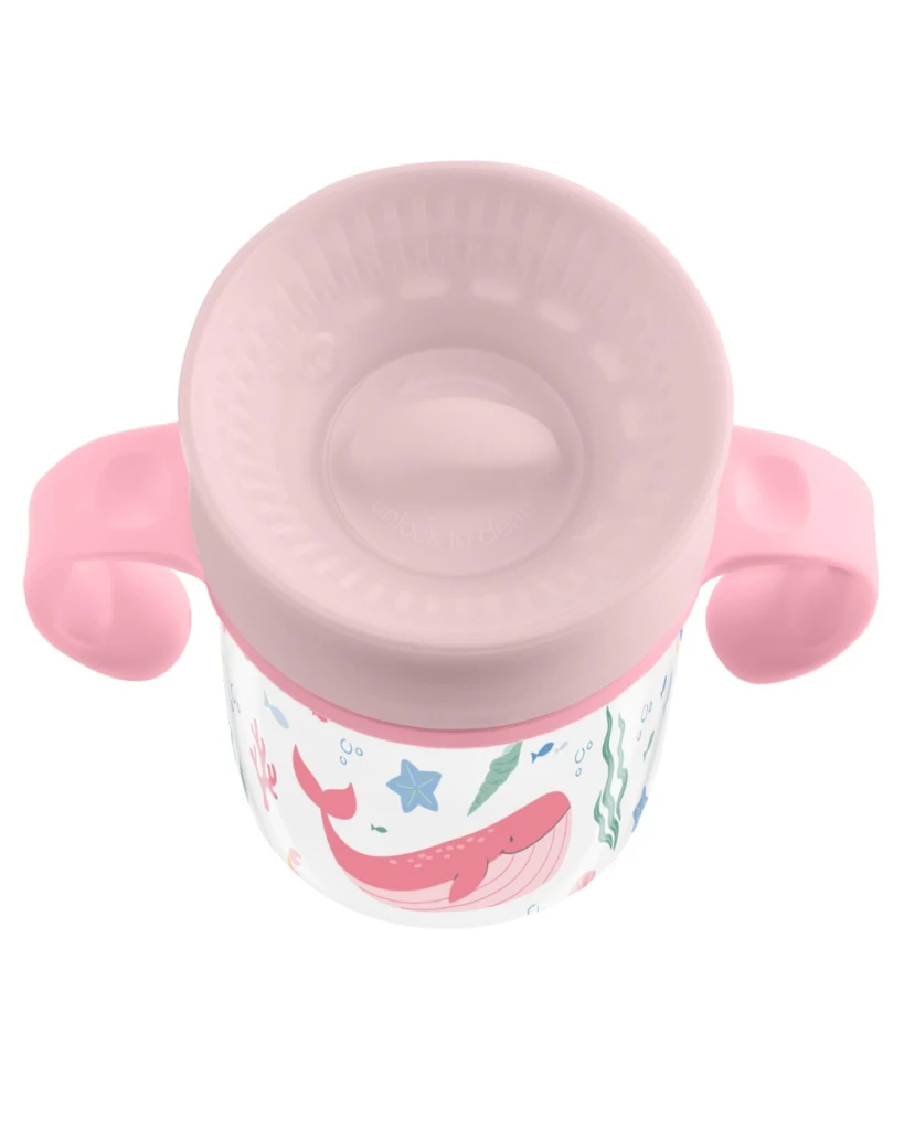 KIKKA BOO ČAŠA ZA PIĆE 360,300ML DEEP SEA PINK