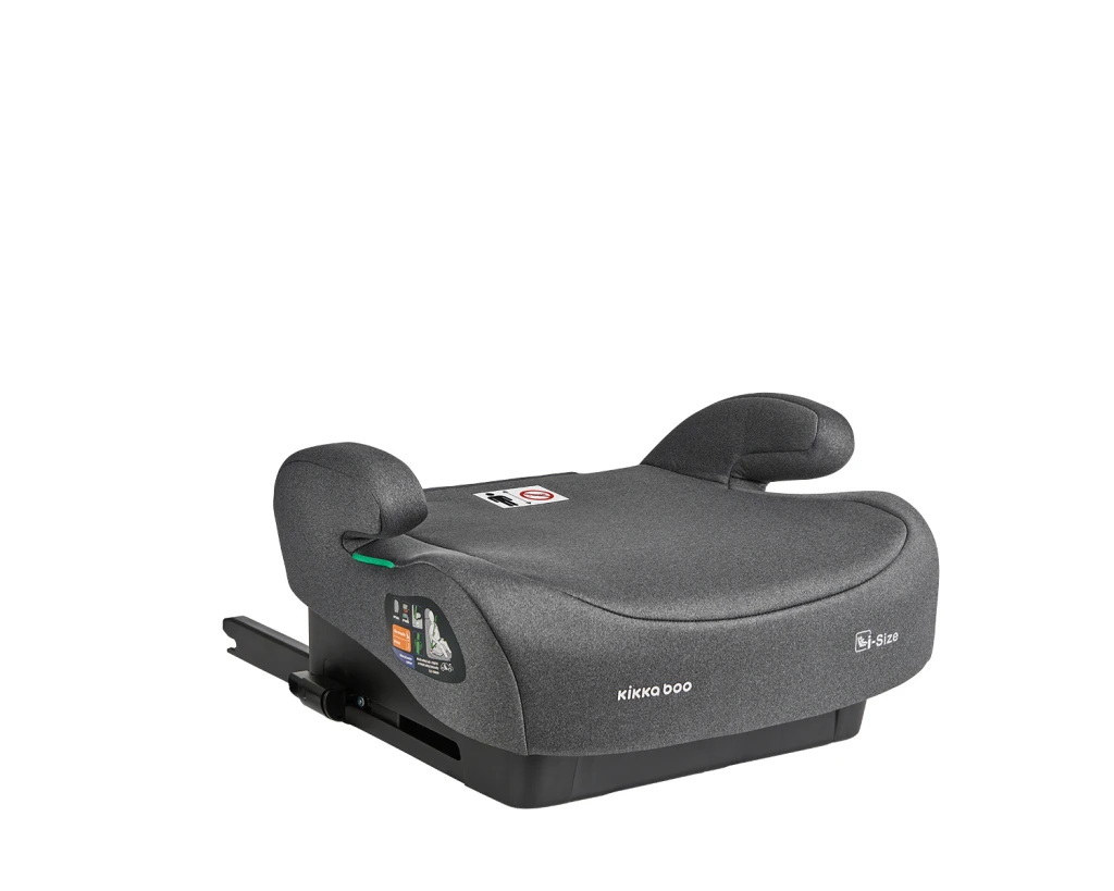 KIKKA BOO AUTOSJEDALICA 125-150CM I-BOOST I-SIZE,DARK GREY