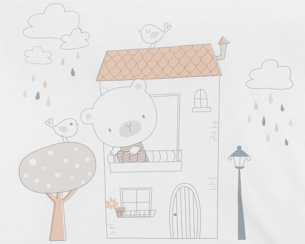 KIKKA BOO POSTELJINA SET 6KOM 70/140,MY TEDDY