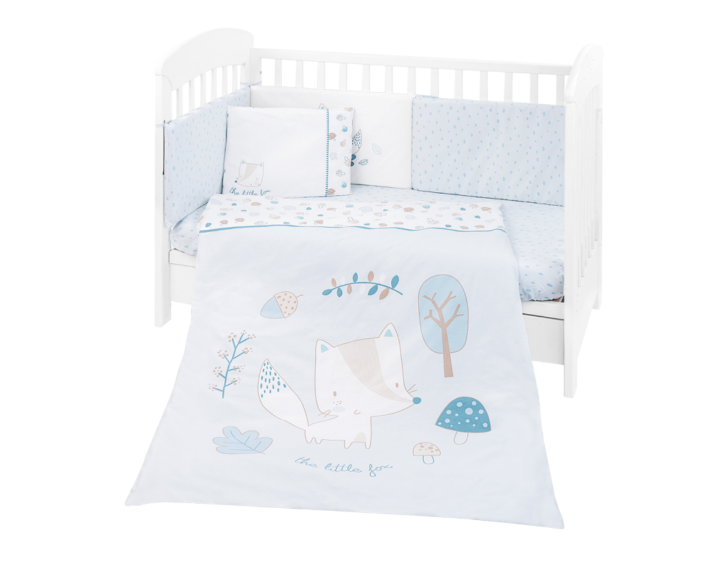 KIKKA BOO POSTELJINA SET 6KOM 60/120,LITTLE FOX