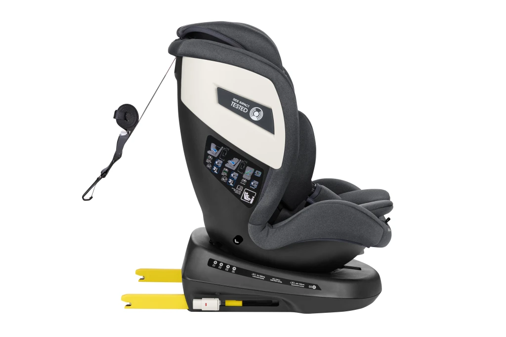 KIKKA BOO AUTOSJEDALICA SHIFT ISOFIX 0-36KG,DARK GREY