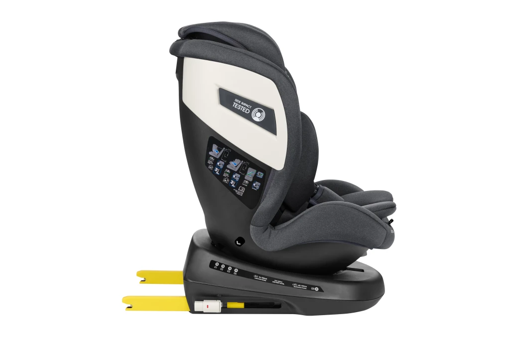 KIKKA BOO AUTOSJEDALICA SHIFT ISOFIX 0-36KG,DARK GREY