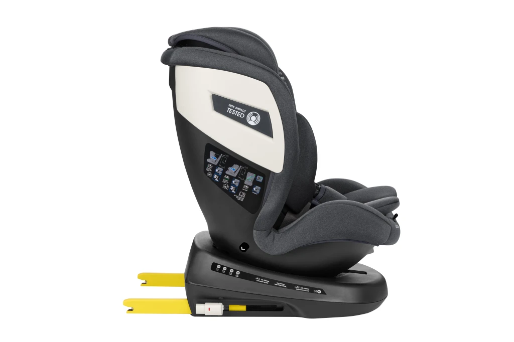 KIKKA BOO AUTOSJEDALICA SHIFT ISOFIX 0-36KG,DARK GREY