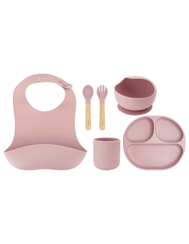 MOMI AMI SET SILIKONSKIH POSUDA,PINK