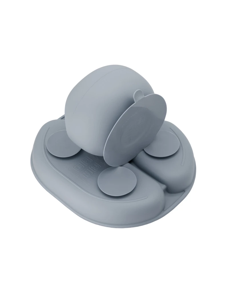 MOMI AMI SET SILIKONSKIH POSUDA,GREY