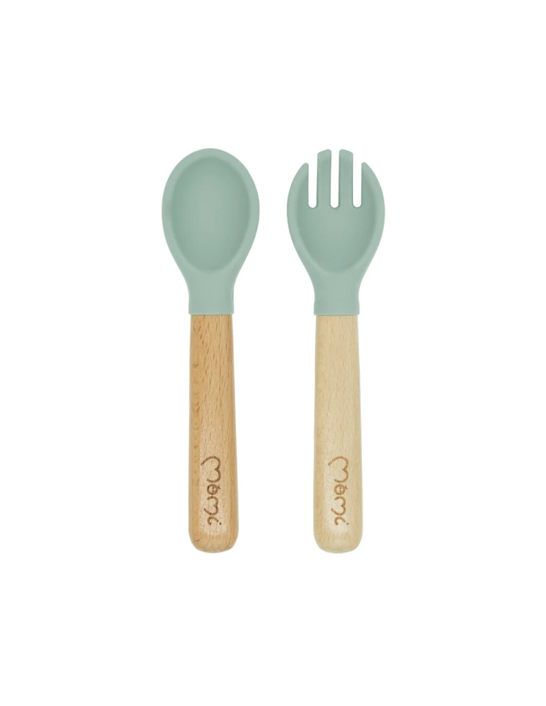 MOMI AMI SET SILIKONSKIH POSUDA,MINT