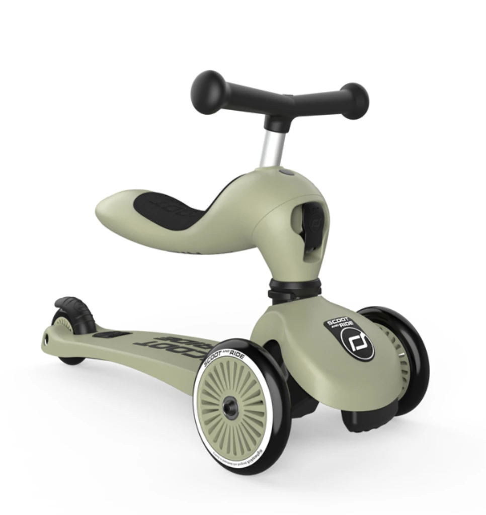 SCOOT AND RIDE HIGHWAYKICK 1 ROMOBIL, OLIVE