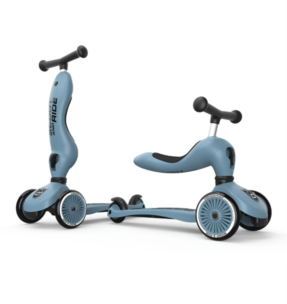 SCOOT AND RIDE HIGHWAYKICK 1 ROMOBIL, STEEL 