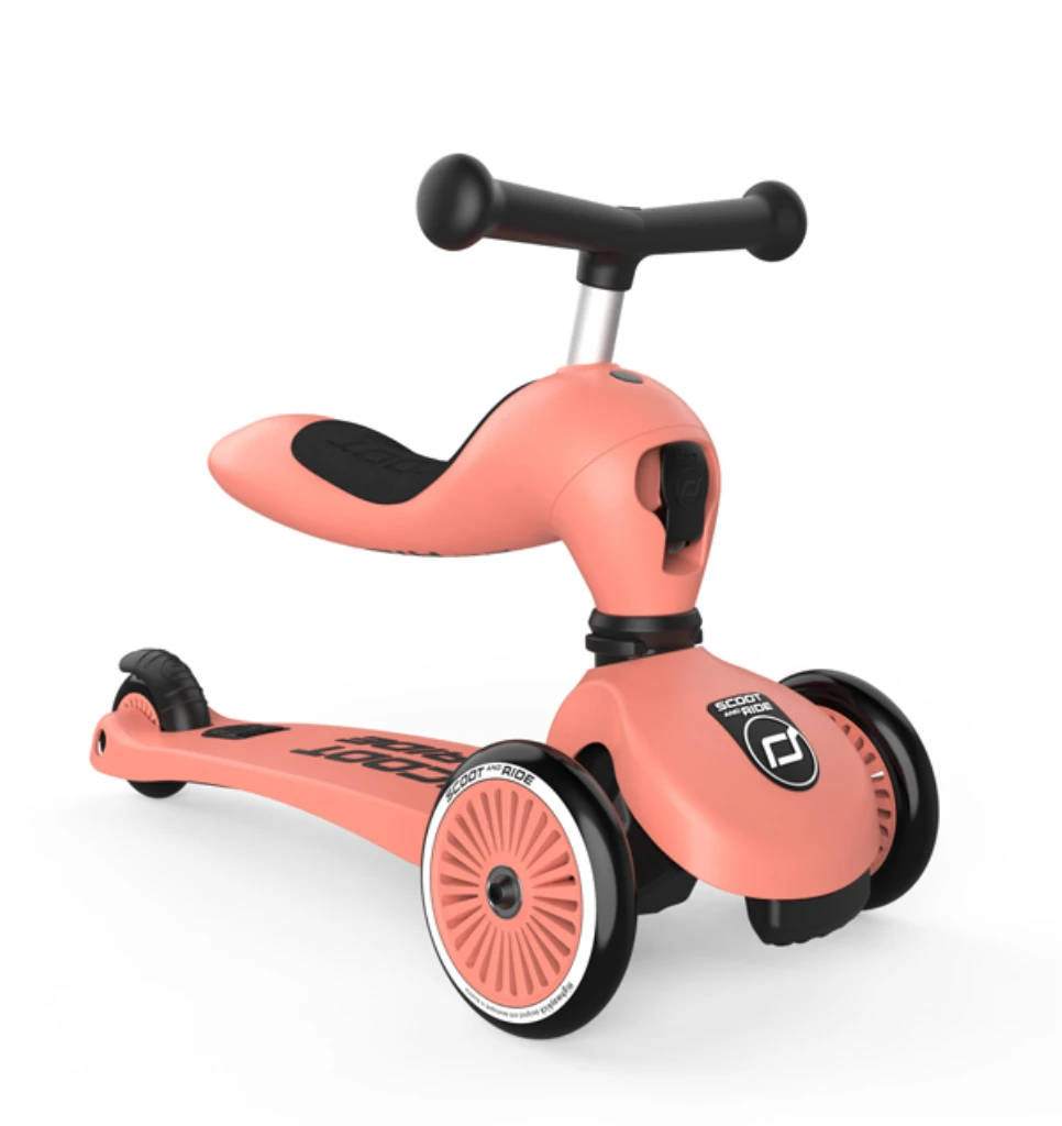 SCOOT AND RIDE HIGHWAYKICK 1 ROMOBIL, PEACH 