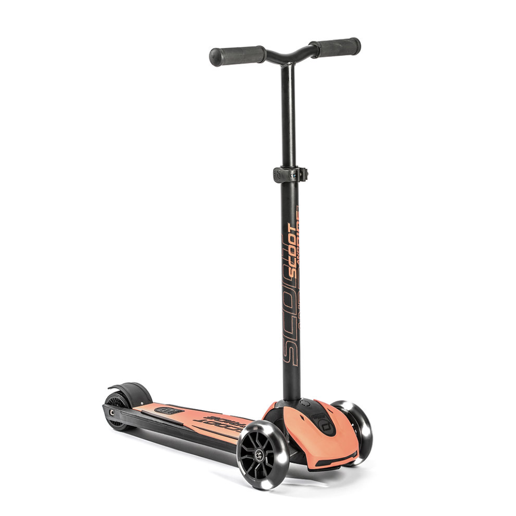 SCOOT AND RIDE HIGHWAYKICK 5 LED ROMOBIL, PEACH